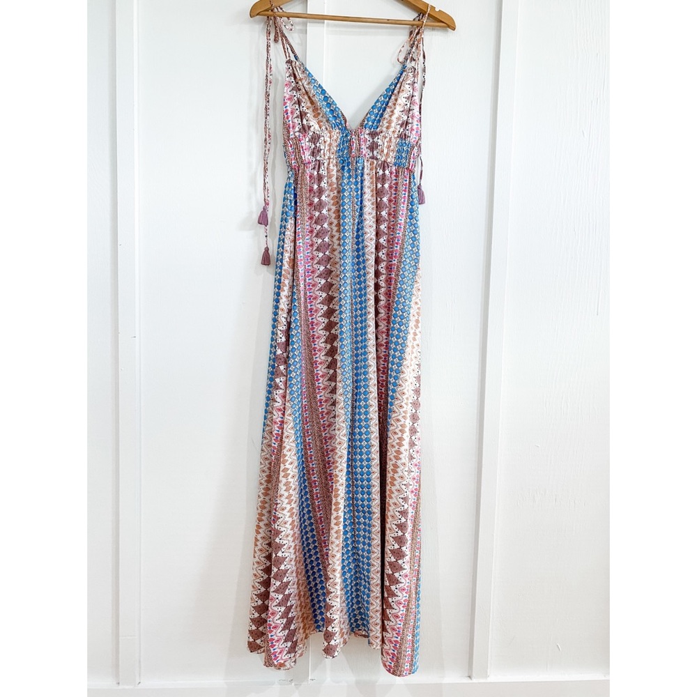 Maxi dress. Silk XS